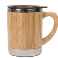 Bamboo travel tumbler